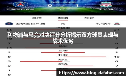 利物浦与马竞对决评分分析揭示双方球员表现与战术优劣